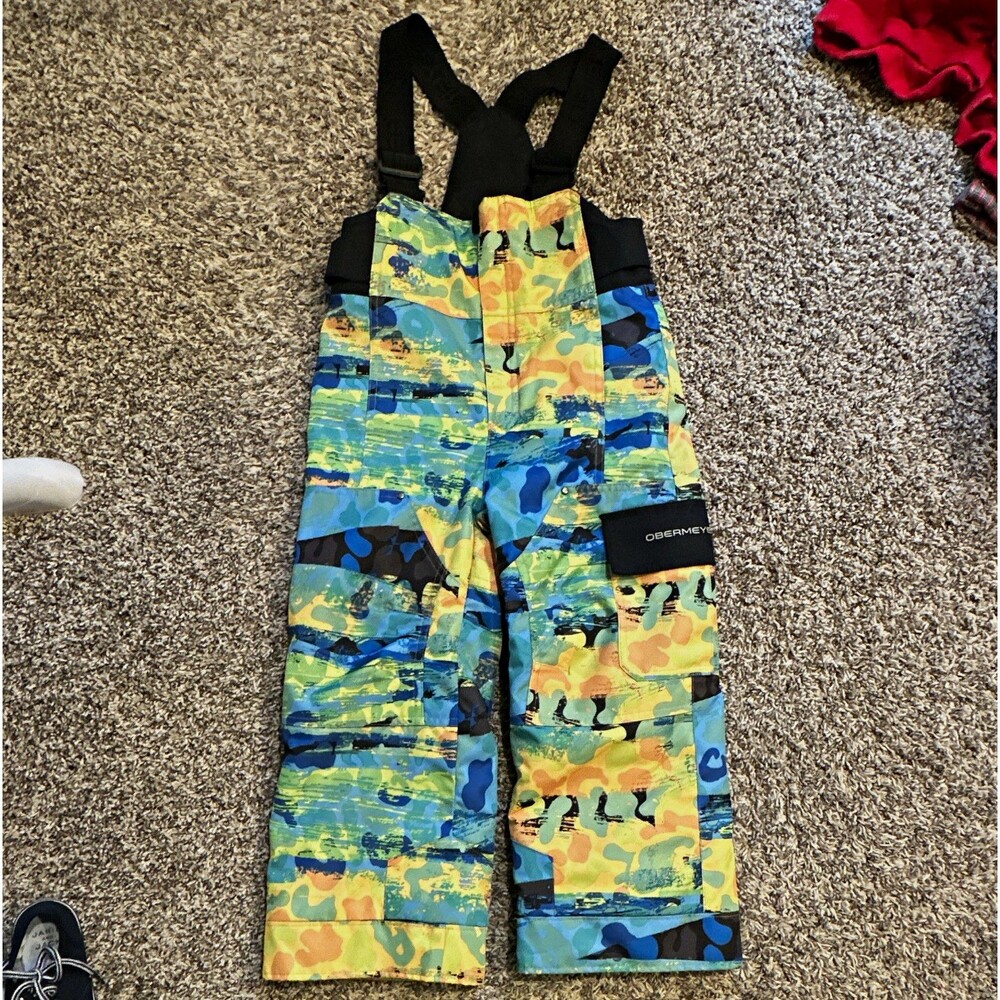 Obermeyer NWOT Unisex Kids Size 5 Snow Bib Pants Ski Snowboard Waterproof Lined